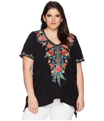 Johnny Was - Plus Size Samira Drape Top