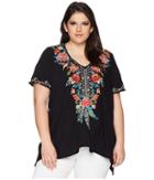 Johnny Was - Plus Size Samira Drape Top