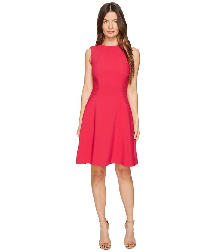 Kate Spade New York - Rambling Roses Stretch Crepe Flip Dress