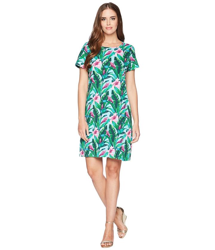 Tommy Bahama - Tulum Blooms Short Sleeve T-shirt Dress