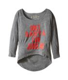 The Original Retro Brand Kids - Only Santa Can Judge Me 3/4 Tri-blend Dolman