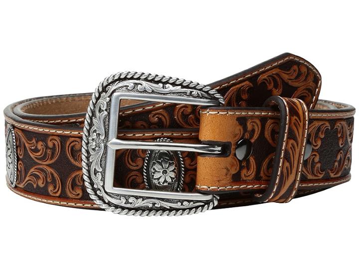 Ariat - Fancy Scroll Embossed Belt