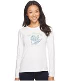 Life Is Good - Ski Monkey Long Sleeve Crusher Tee