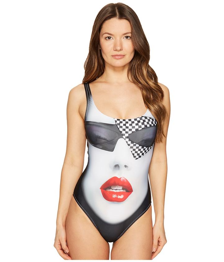 Jeremy Scott - Mod Face Bathing Suit