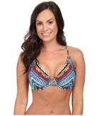 Red Carter - Beach Babe Crossed Back D-bra Top