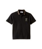 Versace Kids - Short Sleeve Polo W/ Greca Collar Medusa Logo Detail