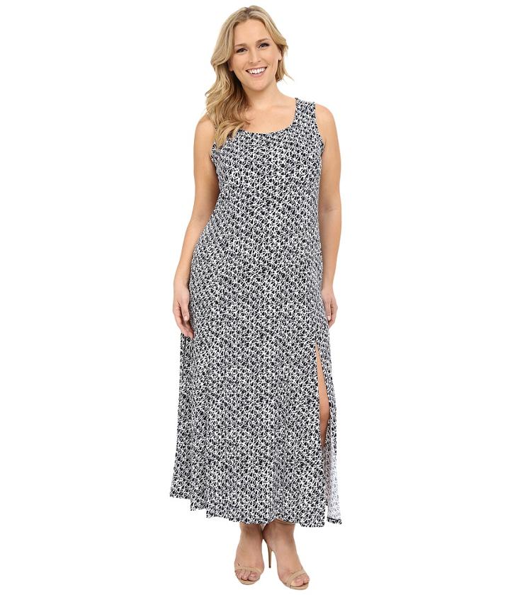 Michael Michael Kors - Plus Size Wax Print Maxi Tank Dress