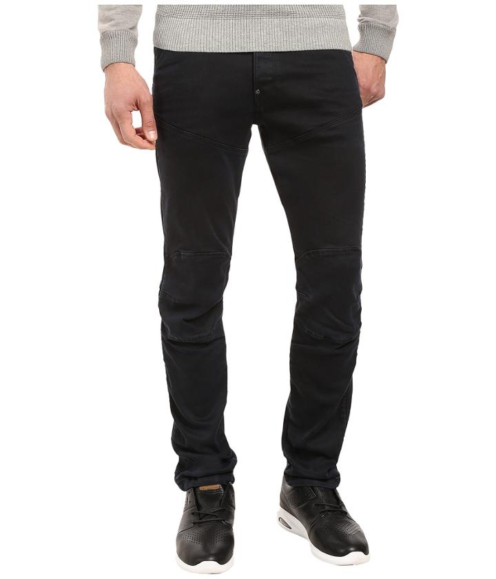 G-star - 5620 3d Tapered Trainer Color Jeans In Slander Bionic Black Super Stretch Overdye/mazarine Blue