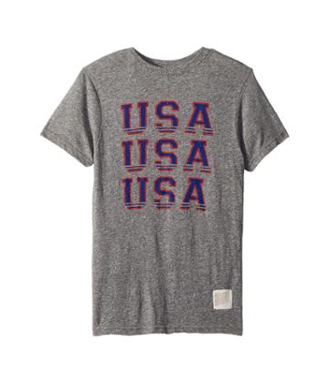 The Original Retro Brand Kids - Vintage Tri-blend Usa Tee