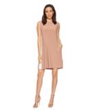 Kamalikulture By Norma Kamali - Side Stripe Sleeveless Swing Dress