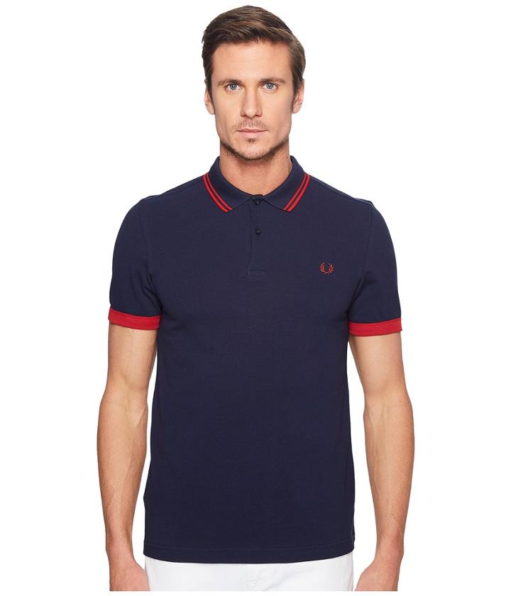 Fred Perry - Ringer Cuff Pique Shirt