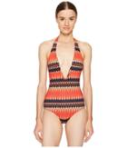 Paul Smith - No 9 Print Halter Swimsuit