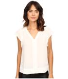 Rebecca Taylor - Silk Double Georgette Sleeveless V-neck Top