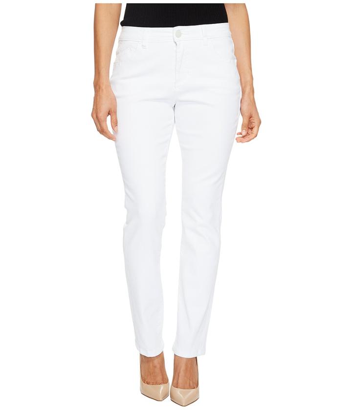 Jag Jeans Petite - Petite Portia Straight In White Denim