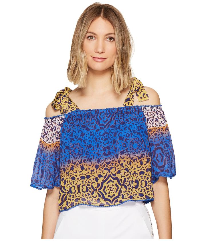 Nicole Miller - La Plage By Nicole Miller Cleo Bow Tie Beach Top