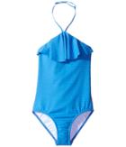 Seafolly Kids - Ditsy Romance Ruffle Tank One-piece