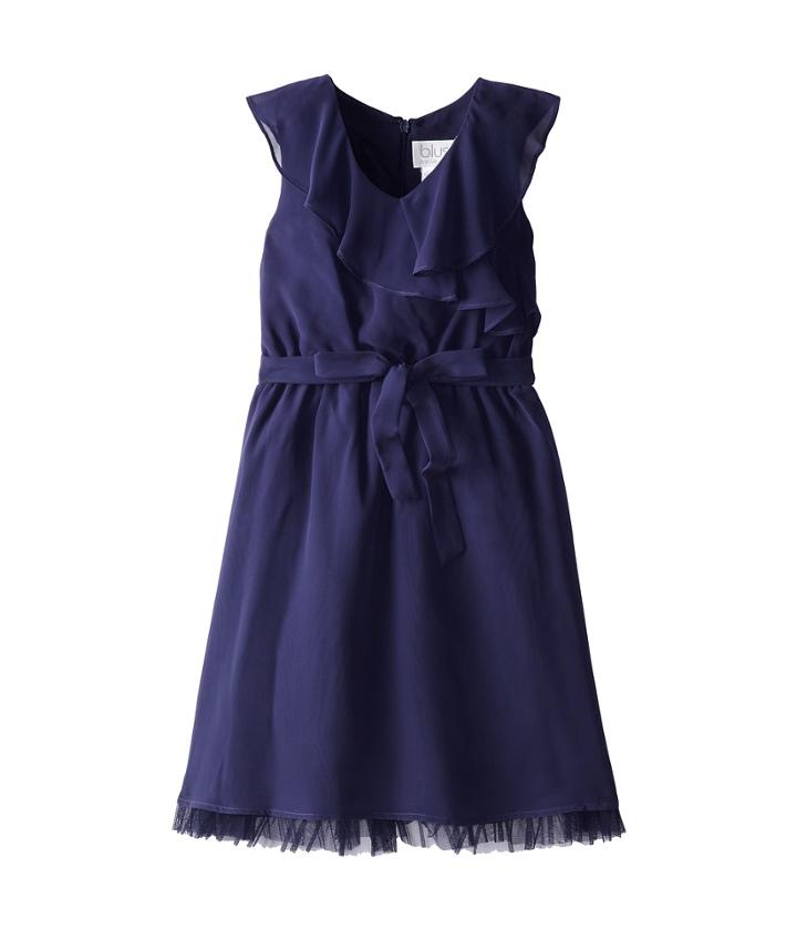 Us Angels Sleevless Wrap Front W/ Full Skirt