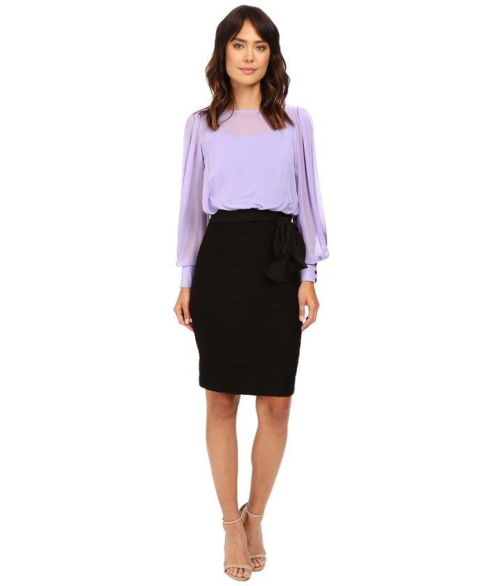 Nue By Shani - Chiffon Blouson Dress