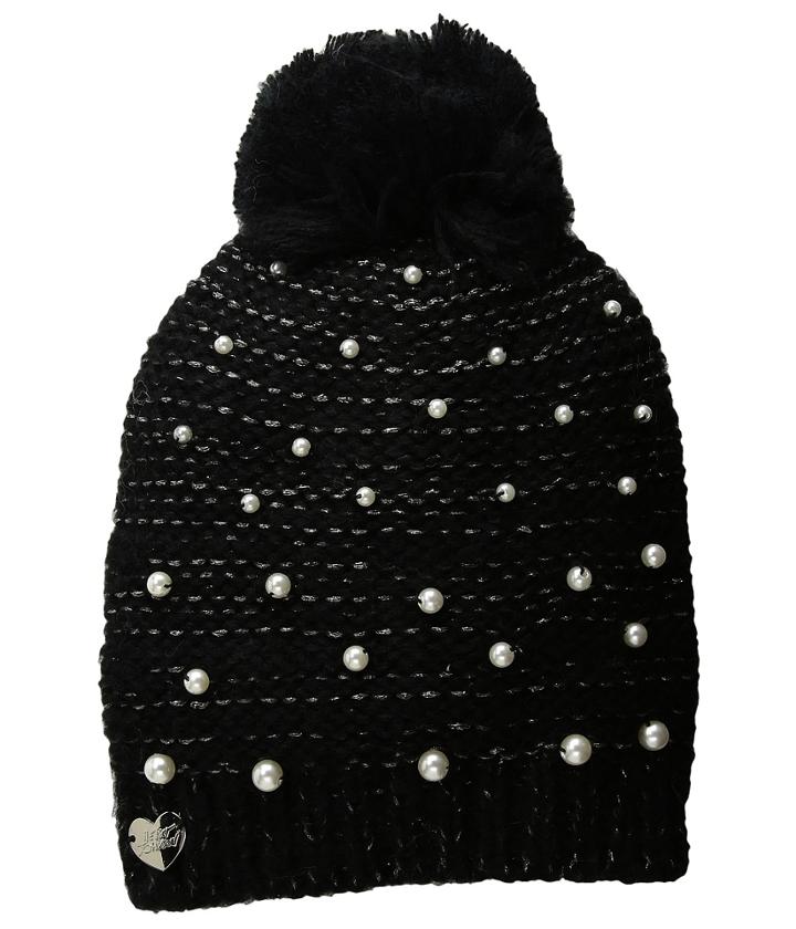 Betsey Johnson - Cascading Pearls Beanie