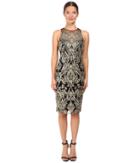Marchesa Notte - Embroidered Sheath