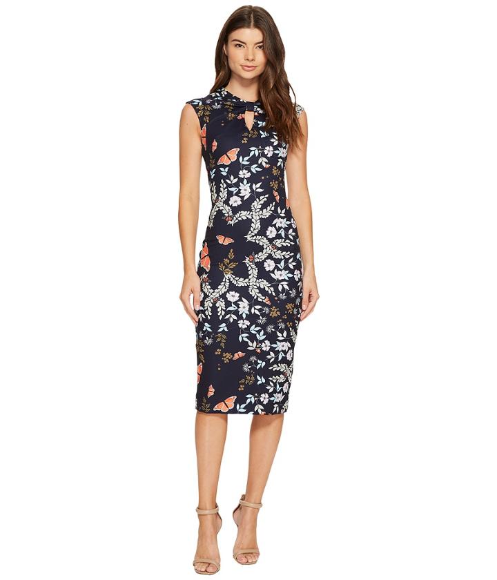 Ted Baker - Kairra Kyoto Gardens Bow Neck Dress