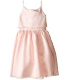 Us Angels - Sleeveless Satin Popver Bodice W/ Beaded Wasit Full Skirt