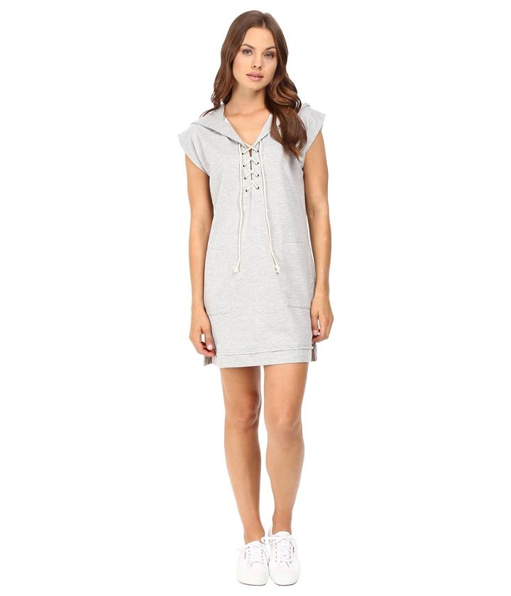 Culture Phit - Kallea Lace-up Hoodie Dress
