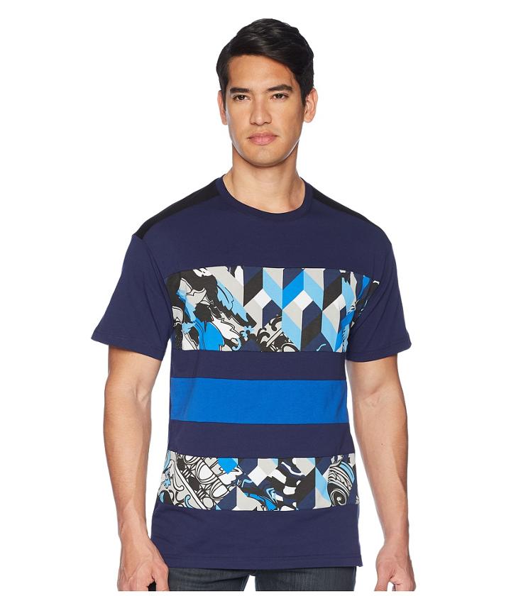 Versace Jeans - Graphic Block Stripe Tee Shirt