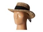 San Diego Hat Company - Sgm504 Seagrass Gambler W/ Poly Chiffon Band