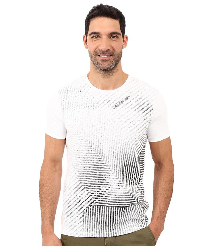 Calvin Klein Jeans - Fade Linear Crew Neck Tee