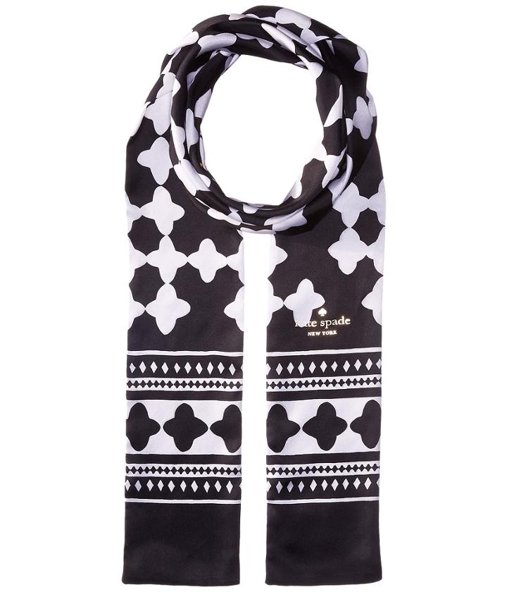Kate Spade New York - Lantern Long Silk Skinny Scarf