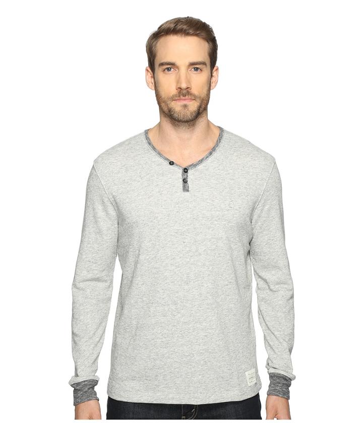 Lucky Brand - Y Neck Terry Tee