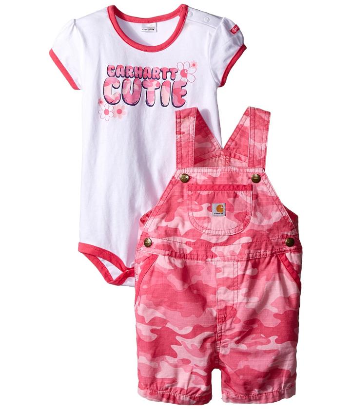 Carhartt Kids - Camo Ripstop Shortall Set