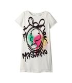 Moschino Kids - Short Sleeve Logo Graffiti Graphic Dress