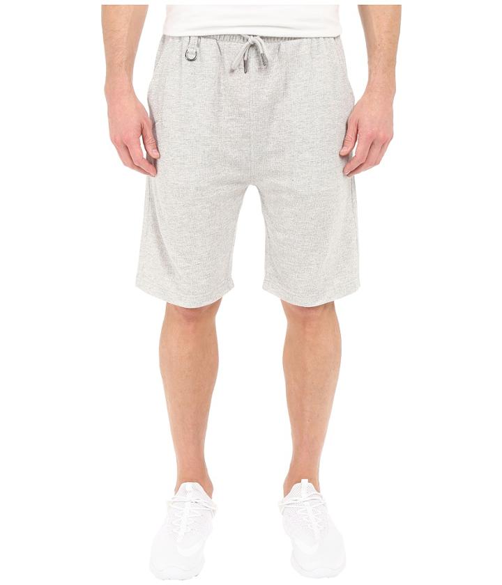 Publish - Kieran - Two-tone Heathered Terry Elastic Drawstring Shorts