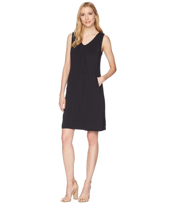 Tribal - V-neck Jersey Dress With Pockets
