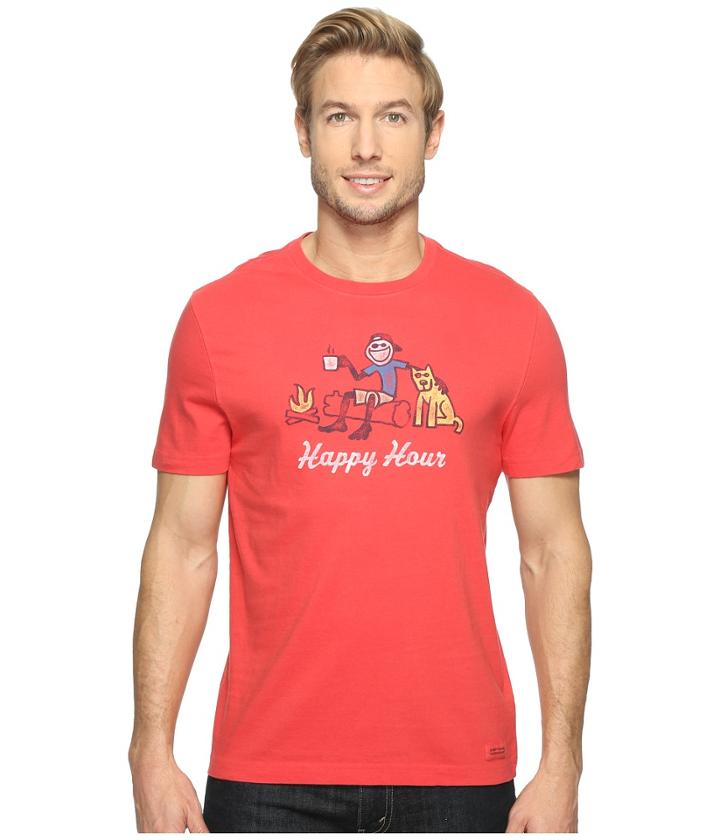 Life Is Good - Happy Hour Campfire Crusher Tee