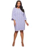 Michael Michael Kors - Plus Size Carnation Flare Sleeve Dress
