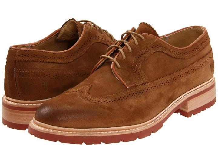Frye James Lug Wingtip