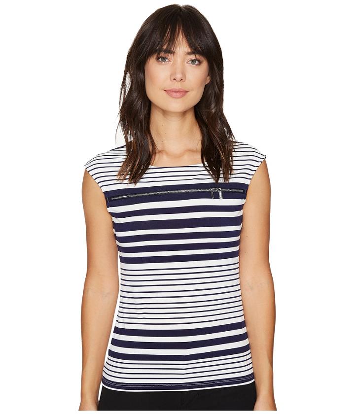 Calvin Klein - All Over Print Zipper Top