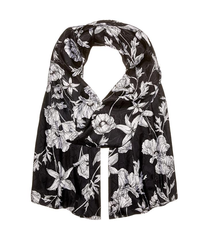 Calvin Klein - Graphic Floral Logo Scarf