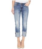 Kut From The Kloth - Cameron Wide Frey Cuff Straight Leg In Gain