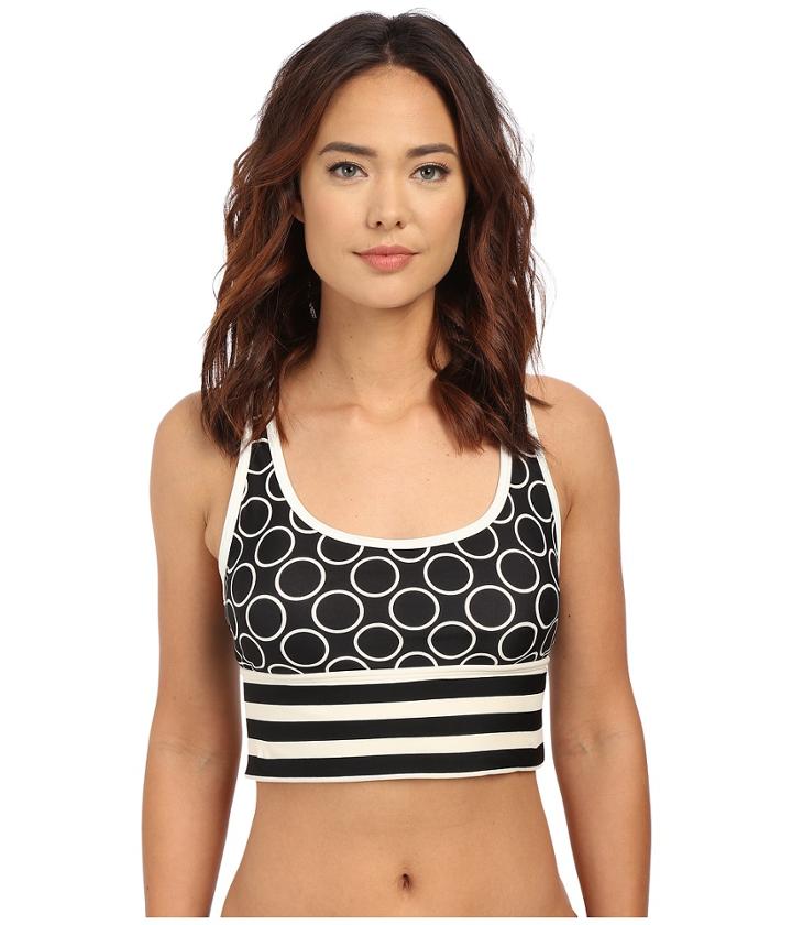 Dkny - Close Up Racerback Crop Top W/ Removable Soft Cups