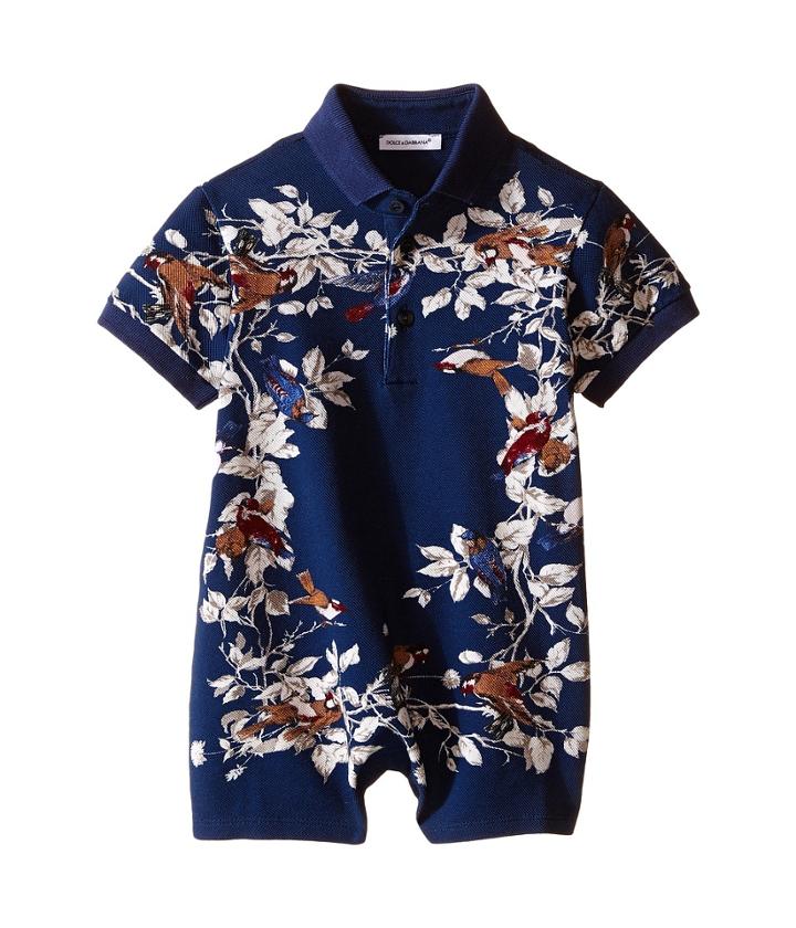 Dolce &amp; Gabbana Kids - Pique Polo One Piece