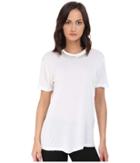 The Kooples - Viscose Jersey With Chain Tee