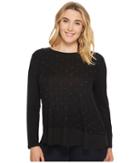 Karen Kane Plus - Plus Size Studded Sheer Hem Top