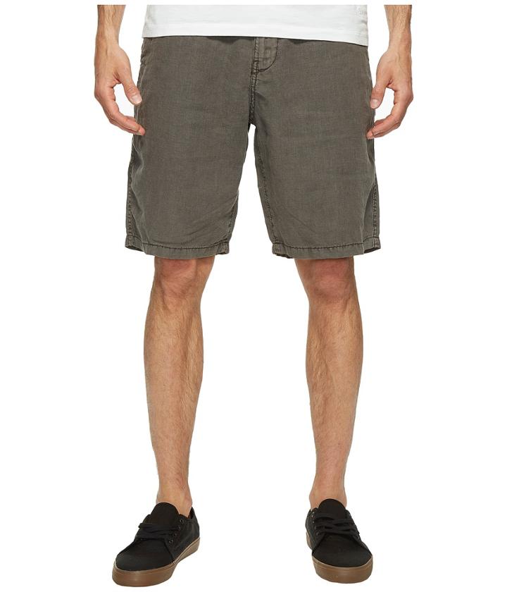 Lucky Brand - Linen Flat Front Shorts