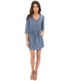 Michael Stars - Linen Denim Tencel Shirtdress