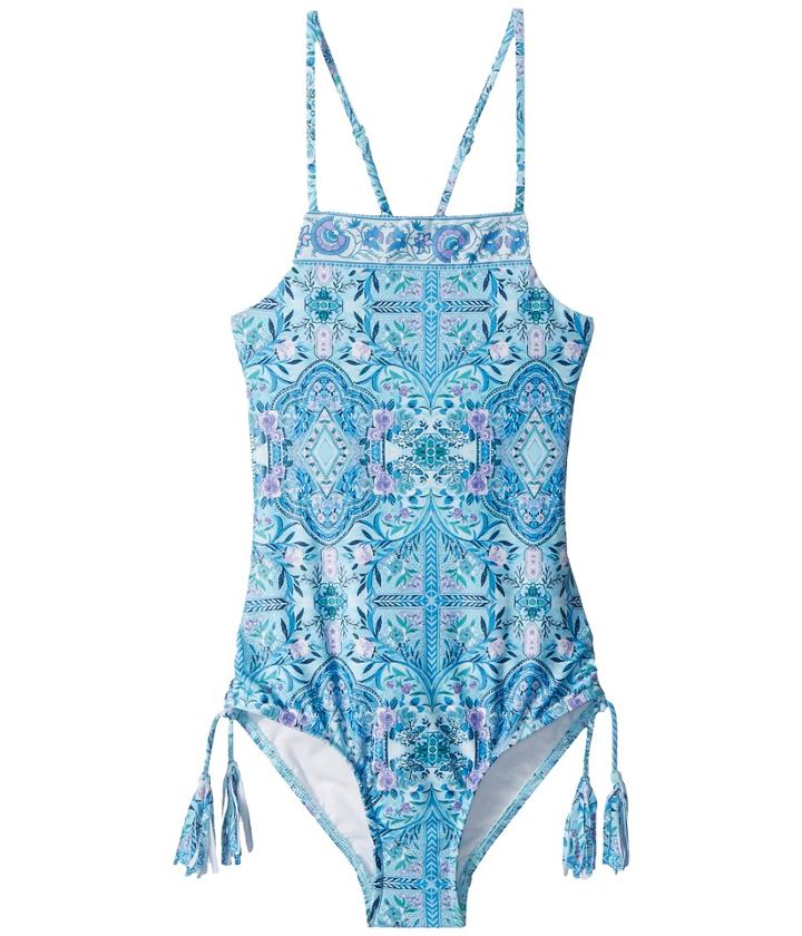 Seafolly Kids - Gypsy Dream High Neck Tank One-piece