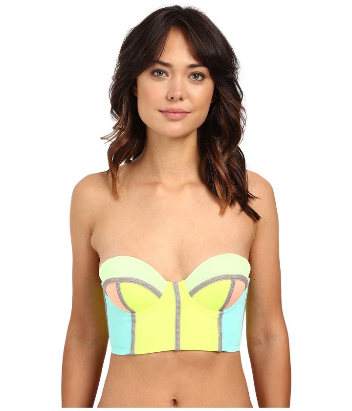 Maaji - Lime Cubism Top W/ Graduated Booster Cup